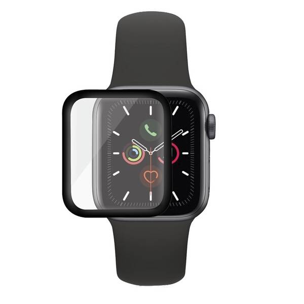 Tvrdené sklo PanzerGlass AntiBacterial na Apple Watch 4/5/6/SE 44 mm čierne

