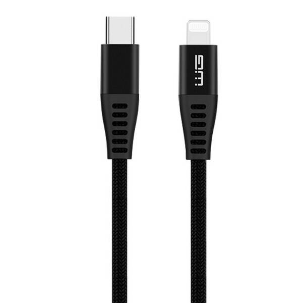 Kábel WG USB-C/Lightning MFi, 20cm čierny


