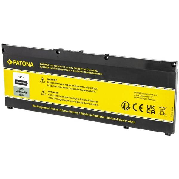Batéria PATONA pre HP Pavilion Gaming 15 4380mAh Li-Pol 11,55 V SR03XL / SR04XL 

