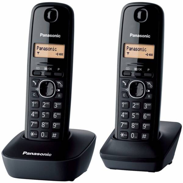 Domáci telefón Panasonic KX-TG1612FXH sivý


