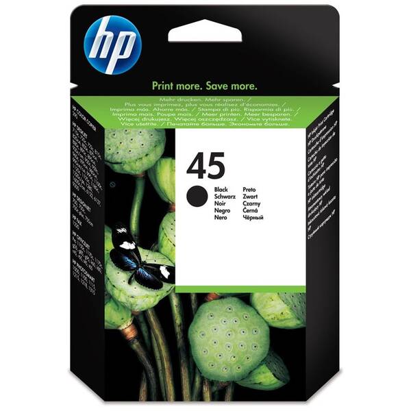 Cartridge HP 45, 930 strán čierna

