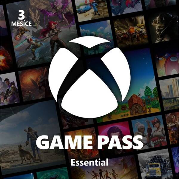  Microsoft Xbox Game Pass Essential - predplatné na 3 mesiace - elektronická licencia 

