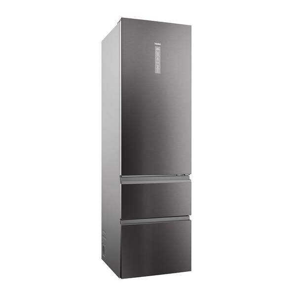 Chladnička s mrazničkou Haier HTW5620CNMP čierna/nerez


