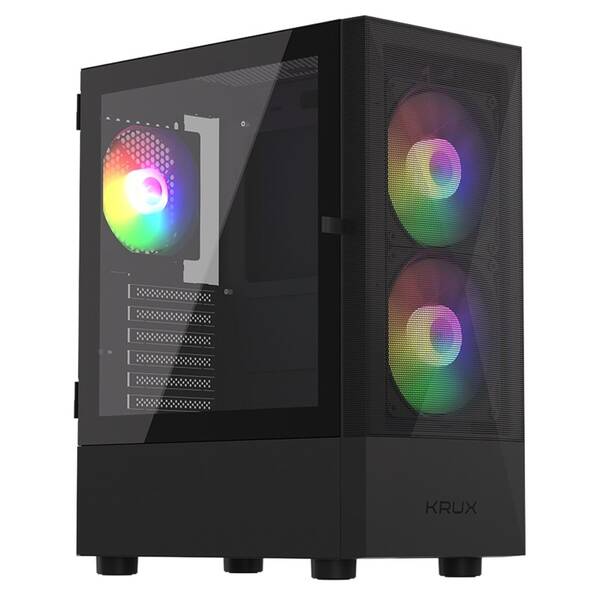 Case KRUX Vako RGB čierna

