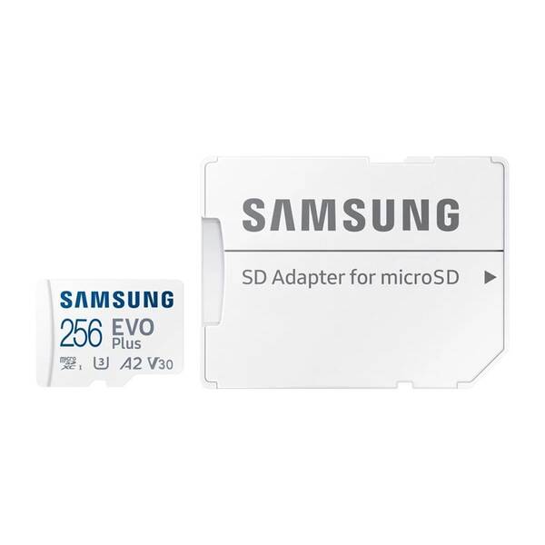 Pamäťová karta Samsung 256GB UHS-I U3 (160R/30W) + SD adaptér 

