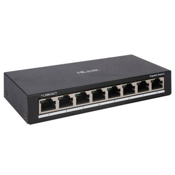 Switch HiLook NS-0508 8 Port Gigabit čierny

