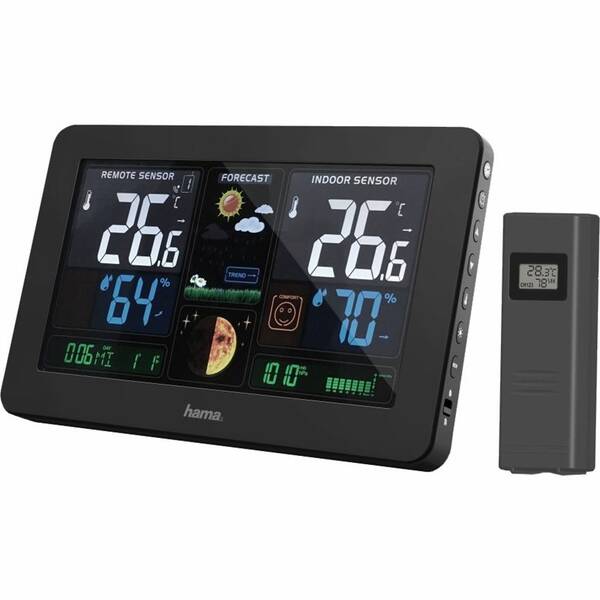 Meteorologická stanica Hama Premium čierna


