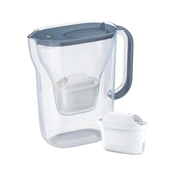 Filtrácia vody BRITA Style Essential 2,4 l + filtr Maxtra Pro, 2 ks sivá

