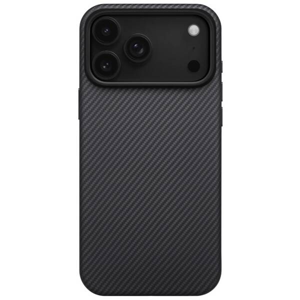 Kryt na mobil Pitaka Aramid UltraGuard na Apple iPhone 17 Pro Max čierny/sivý

