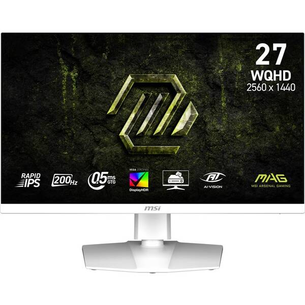 Herný monitor MSI MAG 274QRFW E20 biely

