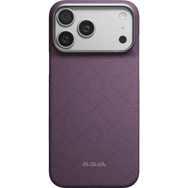 Kryt na mobil Pitaka PTK Weaving na Apple iPhone 18 Pro fialový

