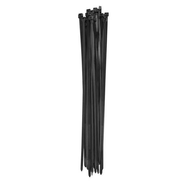 Sťahovacie pásky EMOS 450×7,6MM, 25KS čierne


