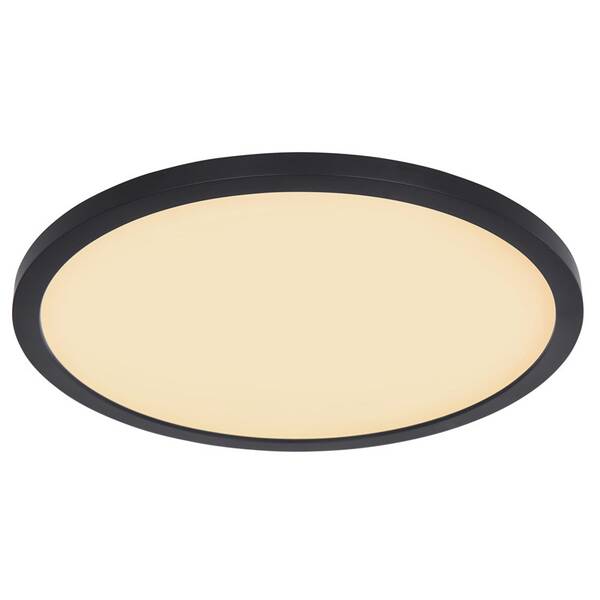 LED stropné svietidlo GLOBO Sapana, kulaté, 42 cm, 24W čierne

