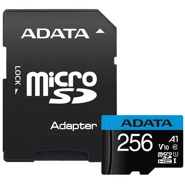 Pamäťová karta ADATA Premier MicroSDHC 256GB UHS-I (85R/20W) + adaptér 

