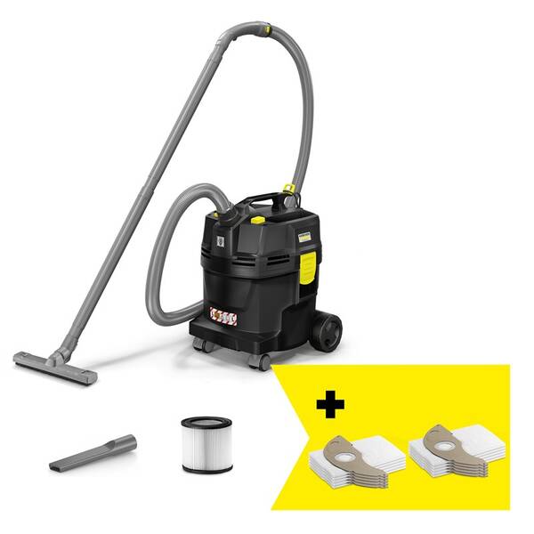 Viacúčelový vysávač Kärcher Professional NT 22/1 Ap L Re!Plast Go!Further čierny

