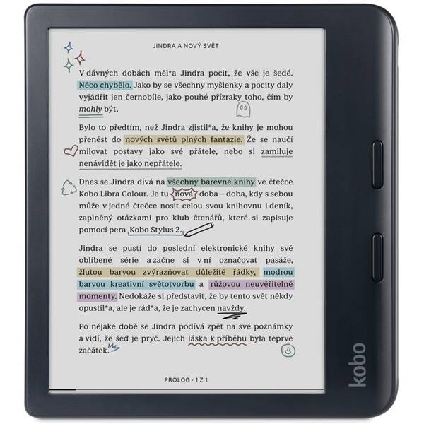 Čítačka kníh Kobo Libra Colour čierna

