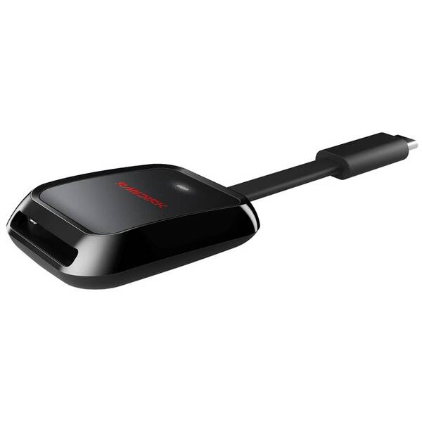Čítačka pamäťových kariet SANDISK QuickFlow Type-C, SD UHS-I/II čierna

