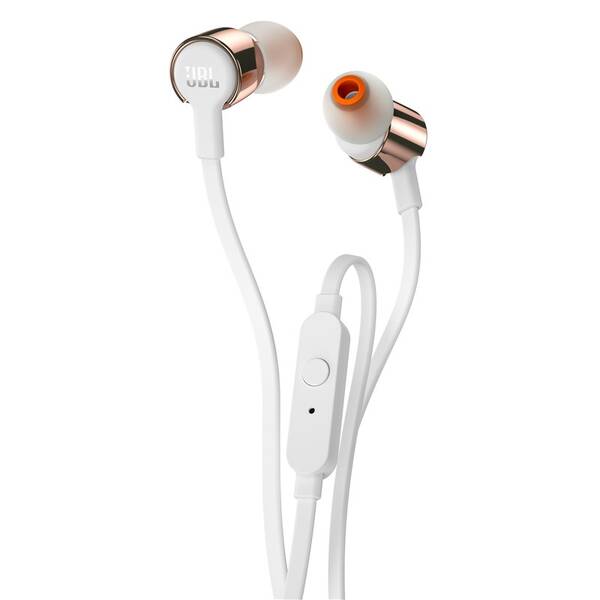 Slúchadlá JBL T210 ružová/zlatá

