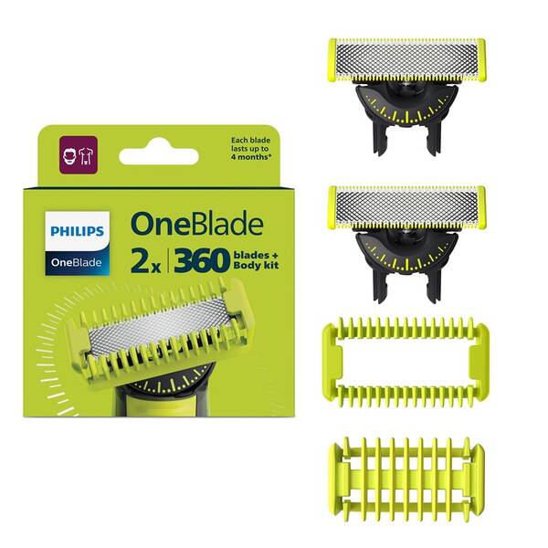 Náhradné hlavice Philips QP624/50 zelená

