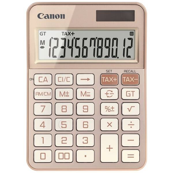 Kalkulačka Canon KS-125KB-RG EMEA HB ružová

