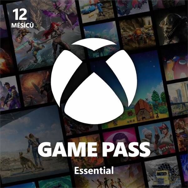  Microsoft Xbox Game Pass Essential - predplatné na 12 mesiacov - elektronická licencia 

