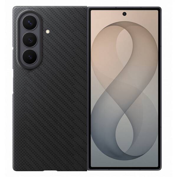 Kryt na mobil Samsung Karbonový  s magnetom Galaxy Z Fold8 Ultra čierny

