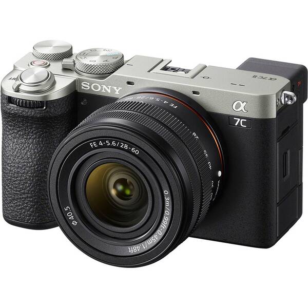 Digitálny fotoaparát Sony A7C II + 28-60 mm strieborný

