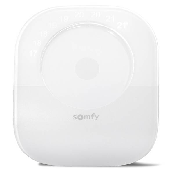Termostat Somfy rádiový, io biely

