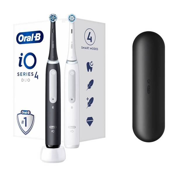 Zubná kefka Oral-B Matt Black + Quite White DUO Pack 

