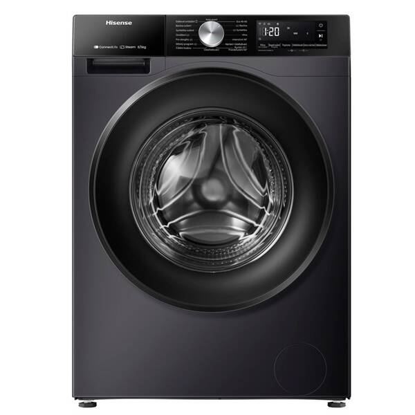 Práčka so sušičkou Hisense WD3S8043BB3 čierna

