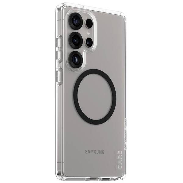 Kryt na mobil PanzerGlass CARE Urban Combat Qi na Samsung Galaxy S25 Ultra čierny/priehľadný

