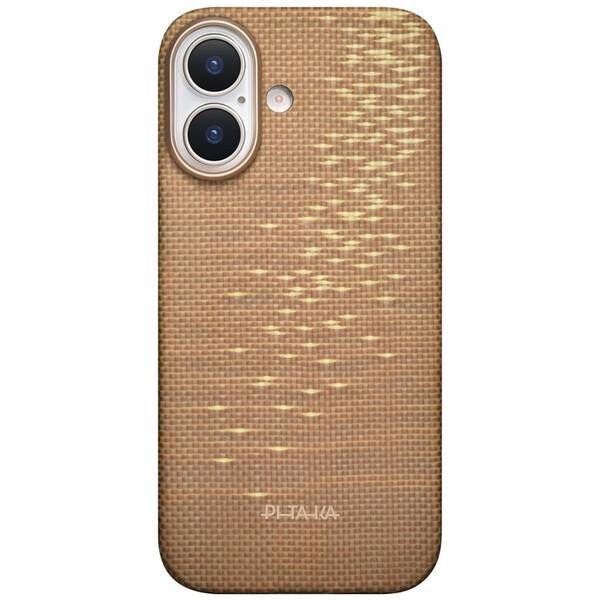 Kryt na mobil Pitaka Ultra-Slim Golden Glint na Apple iPhone 17 zlatý

