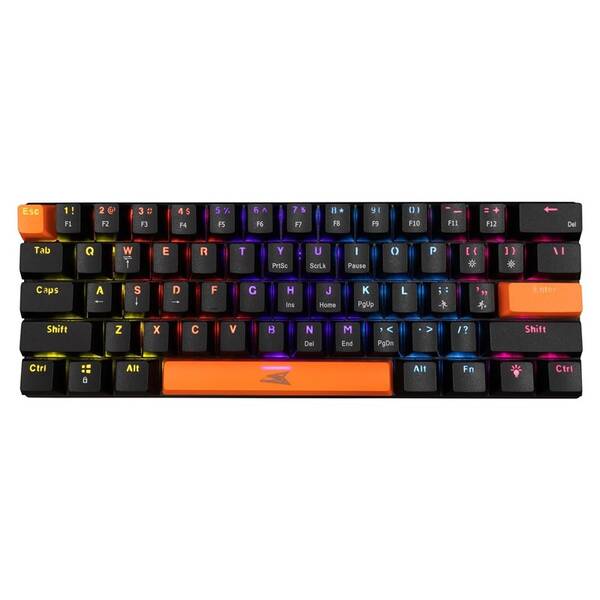 Klávesnica Baracuda DOLPHIN, Red switch, US layout čierna

