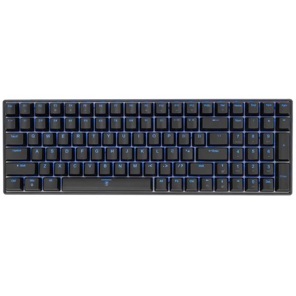 Klávesnica White Shark KATANA , US layout, Red Switch čierna/sivá

