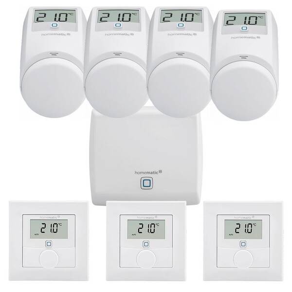 Kompletný set Homematic IP riadenie vykurovania, set3 

