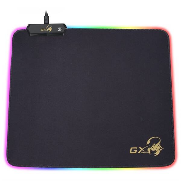 Podložka pod myš Genius GX-Pad 300S RGB, 32 x 27 cm čierna

