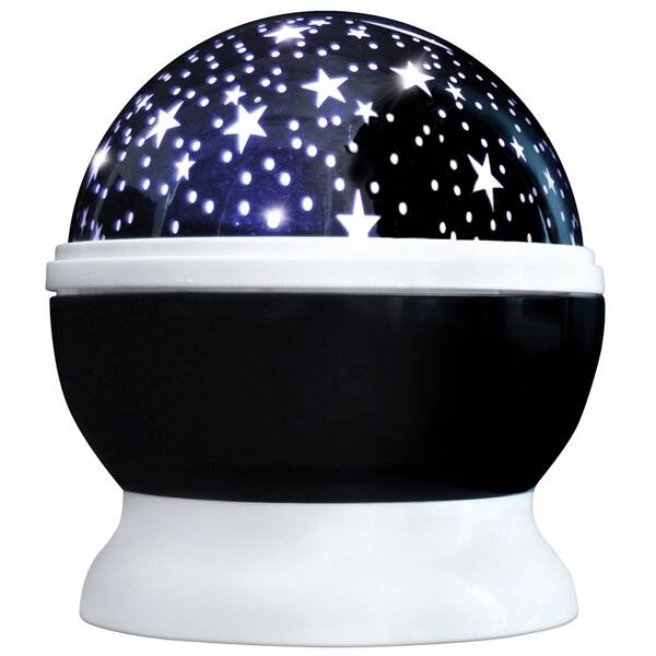 Dekoratívny LED projektor Solight multicolor, 9 režimov, otáčanie, USB, 4x AAA 

