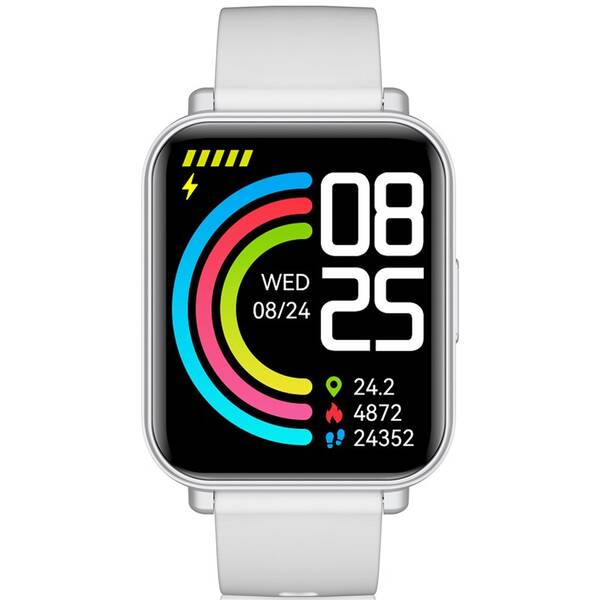 Inteligentné hodinky Niceboy Watch 4 NFC strieborné


