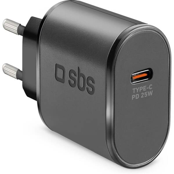 Nabíjačka do siete SBS USB-C 25W BLK 

