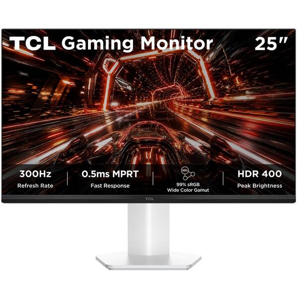 Herný monitor TCL 25P1AD biely

