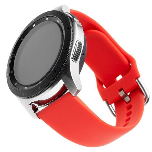 Remienok FIXED Silicone Strap 20mm na smartwatch červený

