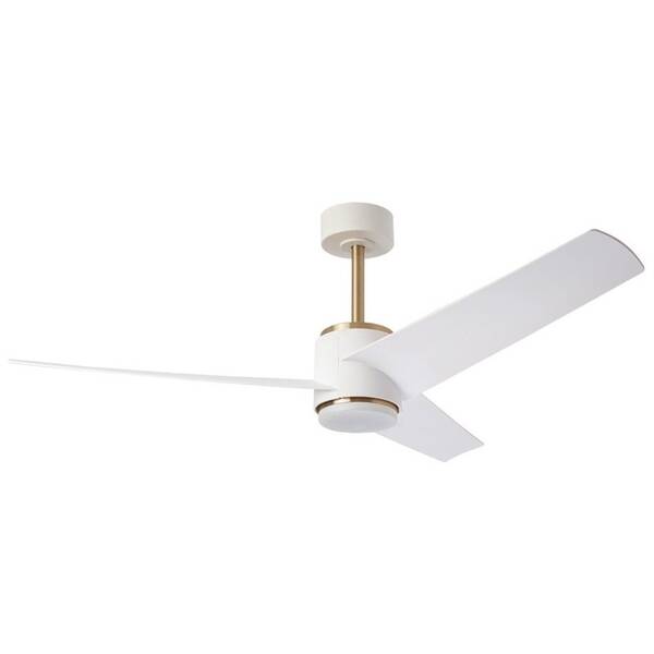 LED stropné svietidlo IMMAX NEO LITE BEAUTY SMART LED s ventilátorom, 18W, Wi-Fi, TUYA biele/zlaté

