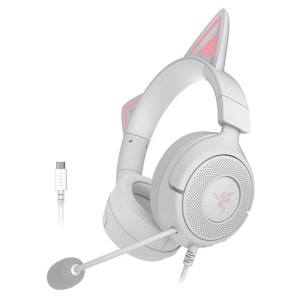 Headset Razer Kraken Kitty V3 biely

