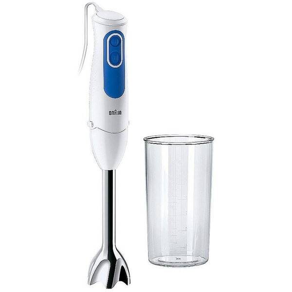 Ponorný mixér Braun MQ3000 WH Smoothie + biely/modrý

