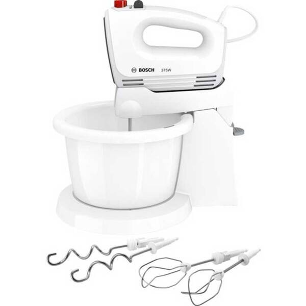 Ručný šľahač s misou Bosch MFQ2600G sivý/biely

