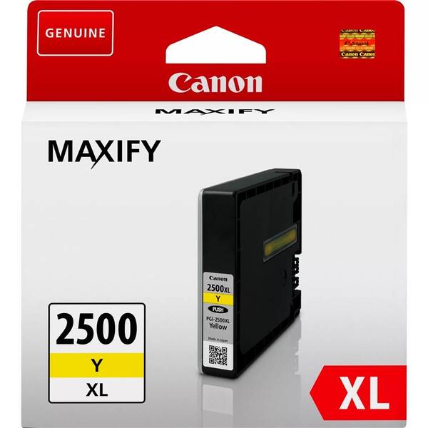 Cartridge Canon PGI-2500XL Y, 1295 strán žltá

