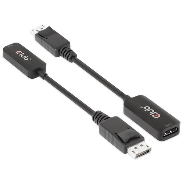 Redukcia Club3D DisplayPort 1.4/HDMI 4K, aktívna čierna

