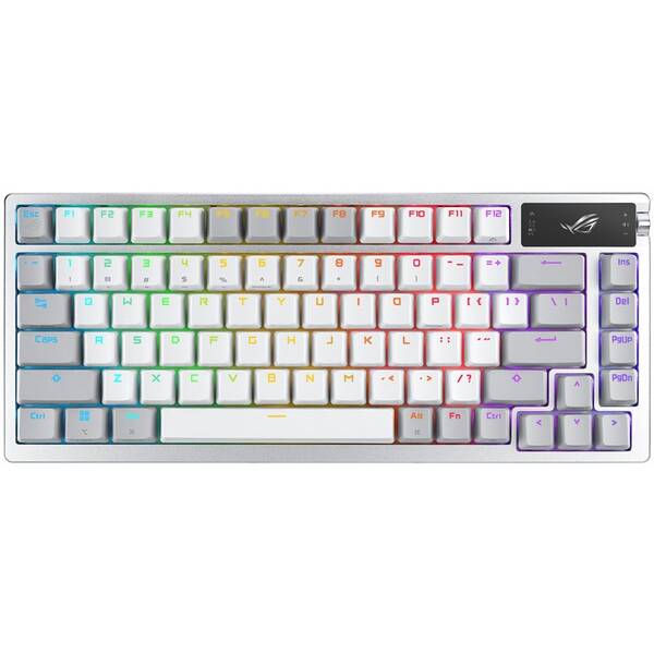 Klávesnica Asus ROG AZOTH (ROG NX Snow/PBT ) - US biela

