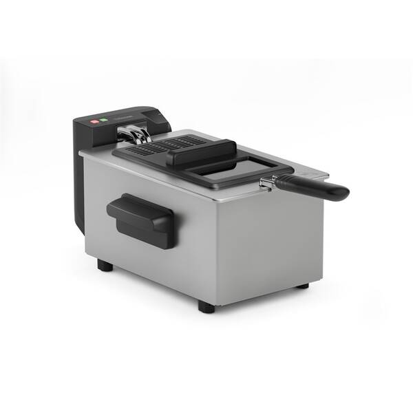 Fritéza Tristar FR-9338, 3 l čierna/strieborná

