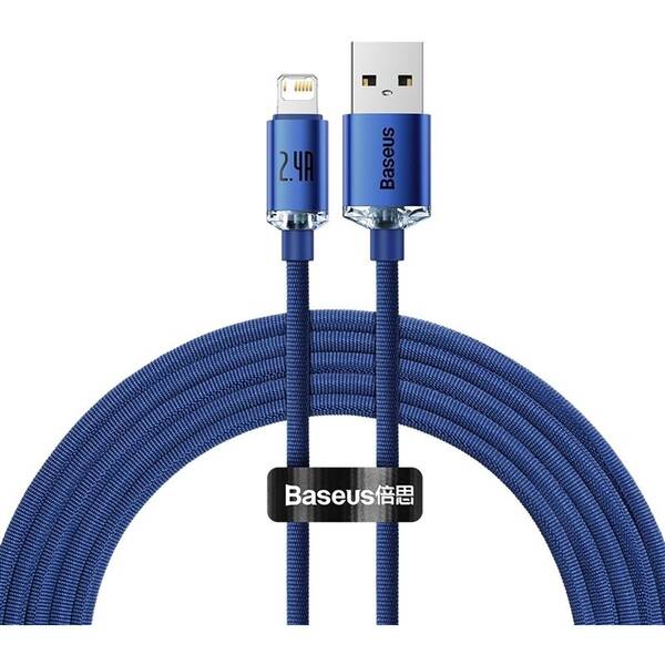 Kábel Baseus USB/LT 2,4A 2M BLU 

